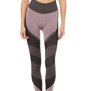 ALO Yoga Seamless AloSoft High-Rise ‘Cosmic’ Cozy Loungewear Leggings